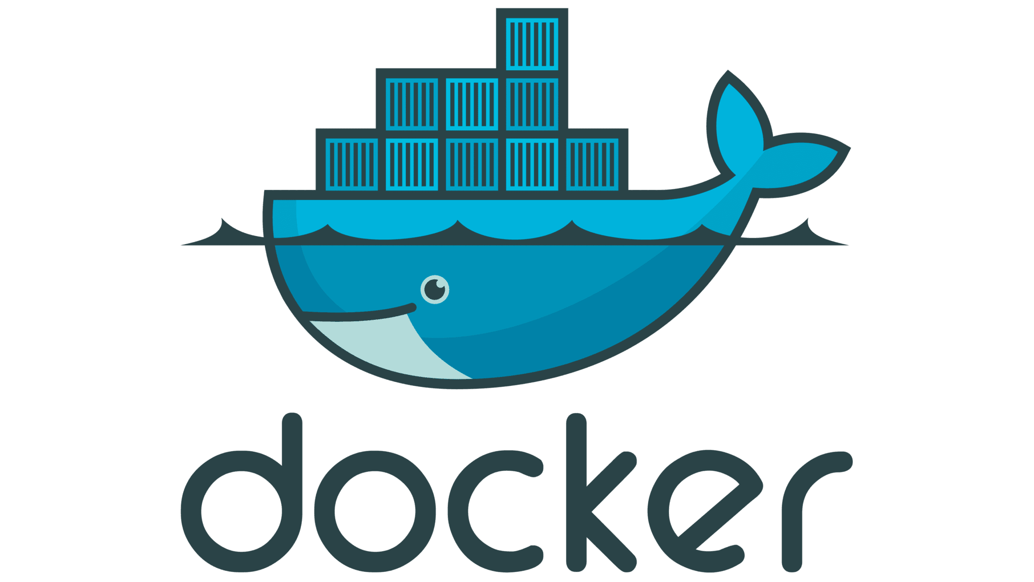 Docker. Docker install. Docker logo.