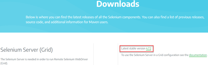 Загрузка Selenium Server